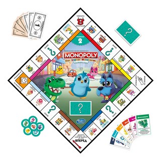 Настольная игра  Моя первая Монополия Monopoly, цвет мультиколор 4