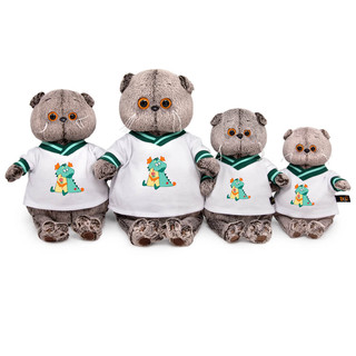 Басик в футболке с дракончиком, 19 см 4