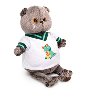 Басик в футболке с дракончиком, 19 см 2