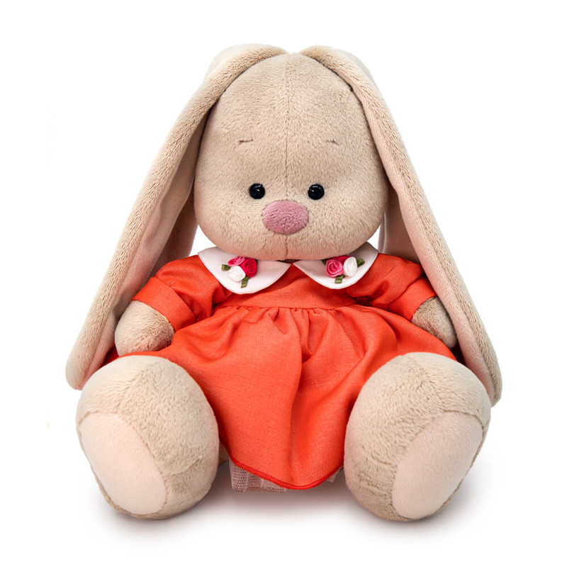 Зайка Ми в коралловом платье | Коллекция Город, 18 см