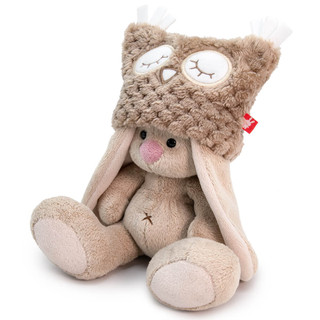 Зайка Ми в шапке-сова, 15 см 2