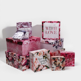 Коробка квадратная 'Цветочная' №1, 10 x 10 x 6 см 2