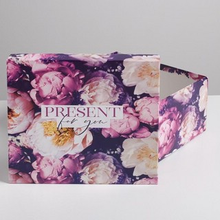 Коробка квадратная 'Цветочная' №10, 28 х 28 х 15 см 3