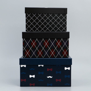 Коробка квадратная 'Костюмы' №2, 20x20x11 см 2