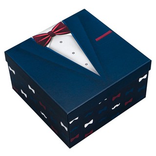 Коробка квадратная 'Костюмы' №3, 22x22x12 см