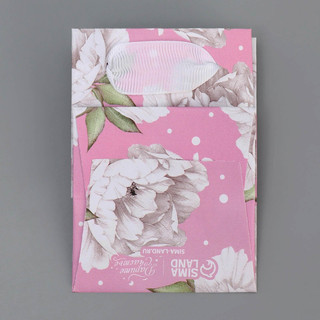 Пакет ламинированный «Пионы», 7 x 10 x 7 см 8