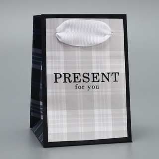 Пакет ламинированный «Подарок», 7 x 10 x 7 см