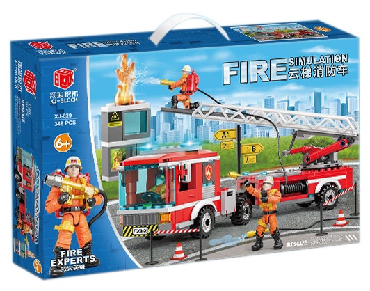 Конструктор «Пожарная техника», XJ-829C