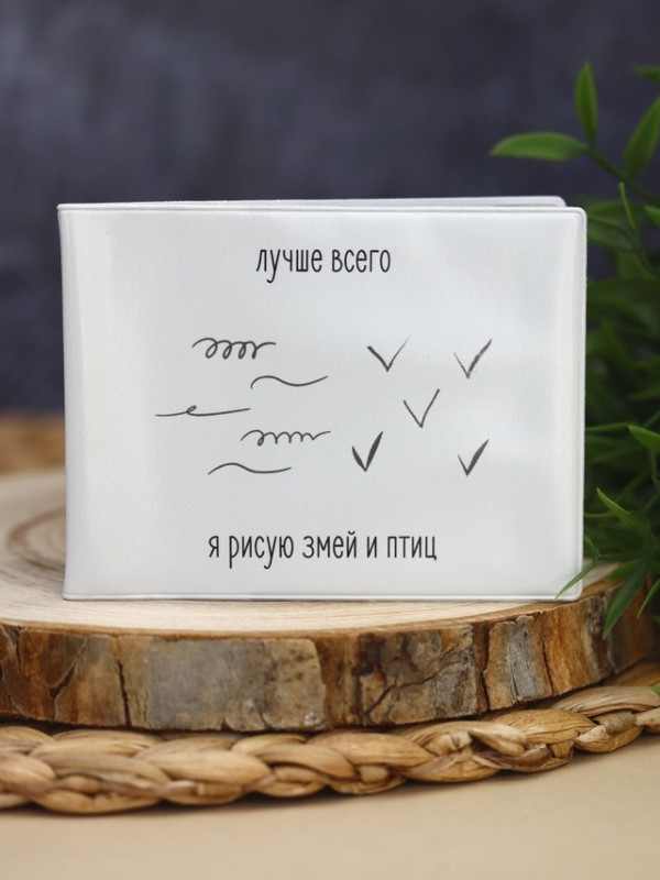 Обложка для студенческого «Лучше всего я рисую змей и птиц»