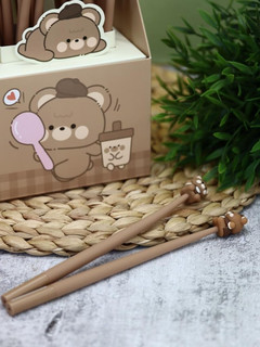 Ручка 'Coffee bear', коричневый 3