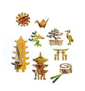 Пазл 'Япония', 195 деталей, DaVici 23