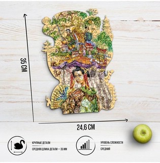 Пазл 'Япония', 195 деталей, DaVici 5