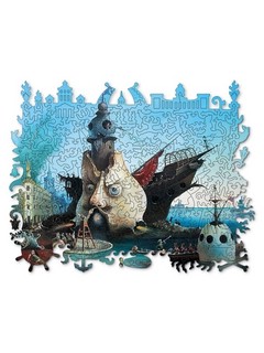 Деревянный пазл 'Невская увертюра' 3