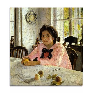 Пазлы деревянные 'Девочка с персиками' В.А. Серов, 140 деталей 3