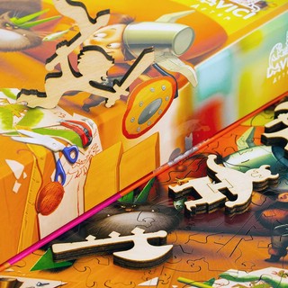 Пазл деревянный 'Как создать своего дракона' 90 деталей 4