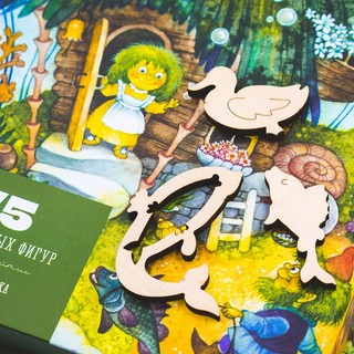 Пазл деревянный 'Болотная семейка' 75 деталей 3