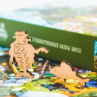 Пазл деревянный 'Болотная семейка' 75 деталей 4