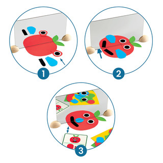 Конструктор Djeco «Найди отражение. Лица», DJ06482 3