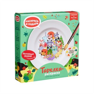 Тарелка-раскраска Лесные истории, Bumbaram 1