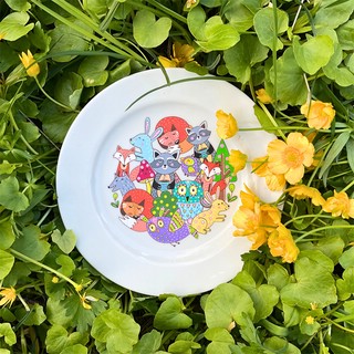 Тарелка-раскраска Лесные истории, Bumbaram 2