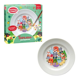 Тарелка-раскраска Лесные истории, Bumbaram 8