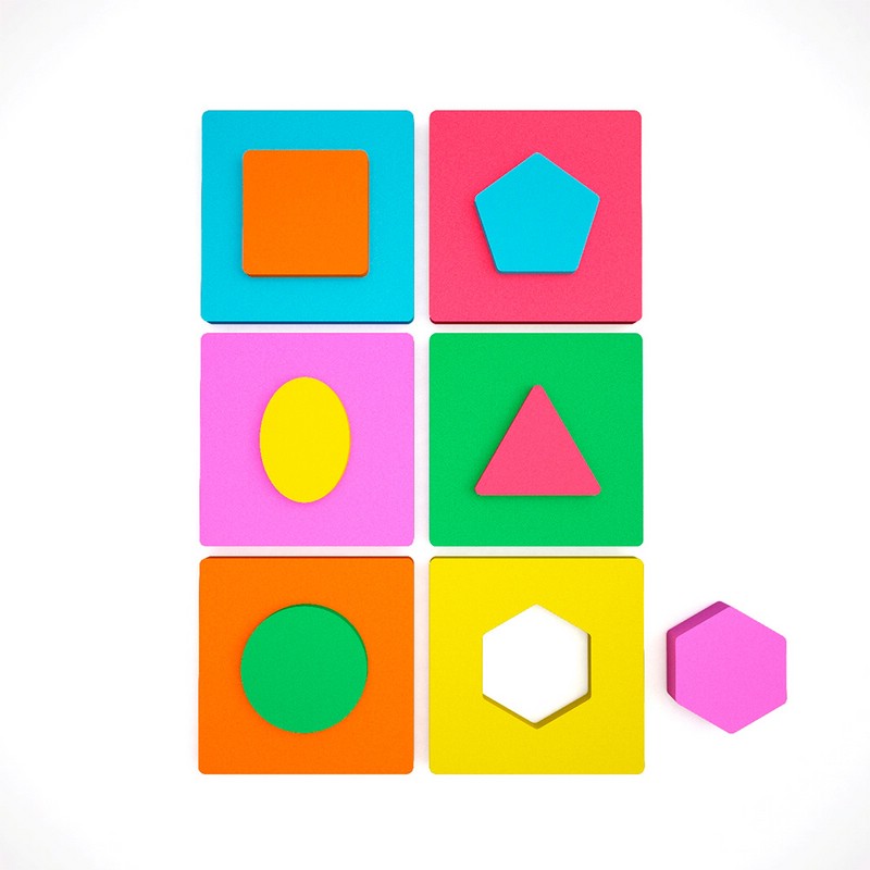 Сортер для малышей 'Геометрические фигуры', El'BascoToys 19-001