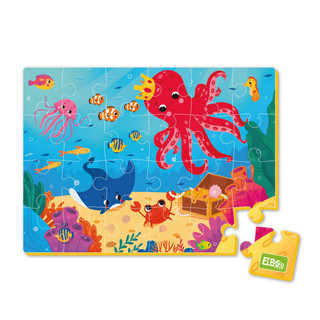 Мягкий пазл для малышей Подводный мир, 24 элемента, El`BascoKids 2