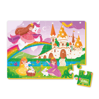 Мягкий пазл для малышей Принцессы, 24 элемента, El`BascoKids 2