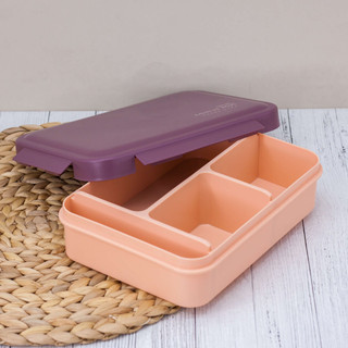 Ланчбокс ENJOY LIFE розовый ложка вилка, артикул N927-2 3