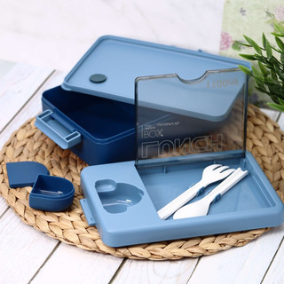 Ланчбокс 'Tasty food' с ложкой и вилкой, артикул N929-01 3