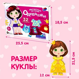 Игровой набор 'Магнитные истории. Одевашки - Настя' 5