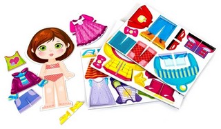 Игровой набор 'Магнитные истории. Одевашки - Настя' 2