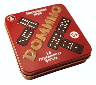 Настольная игра 'Домино' (в жестяной коробочке) 3