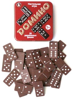 Настольная игра 'Домино' (в жестяной коробочке) 6