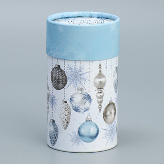 Коробка-тубус подарочная «Морозный день», 8 х 14.5 см