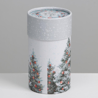 Коробка-тубус подарочная «Новогоднее чудо», 8 х 14,5 см 2