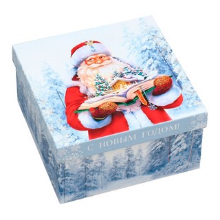 Коробка подарочная 'Новогодняя сказка' №2, размер 20 x 20 x 1...