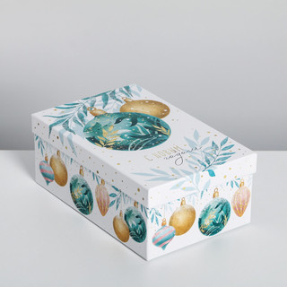 Коробка подарочная 'Счастливого Нового года' №7, 24 х 15.5 х ...