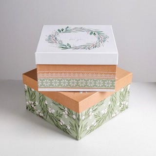 Коробка подарочная 'Зимняя' №4, 20 х 20 х 11 см 3