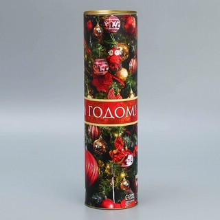 Тубус под бутылку 'Новогодняя красота' 34 см 2