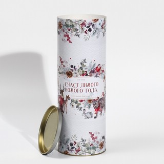 Тубус под бутылку 'Счастливого Нового года' 34 см 3