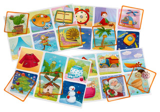 Что потерялось? Находим детали. Пластиковое лото для малышей 3