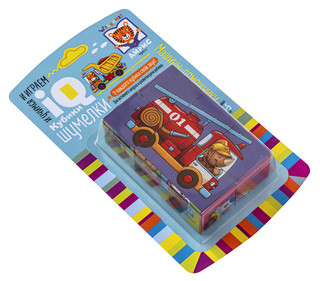 Машины-помощники. Умные кубики. Шумелки. 6 штук 3