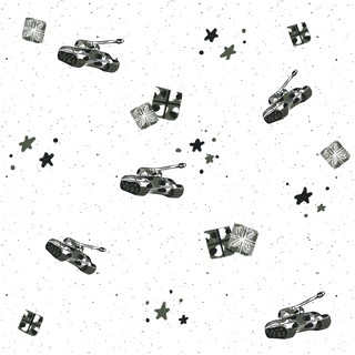 Бумага упаковочная 'Military. Танки' 70х100 см 1