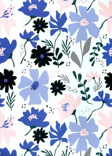Бумага упаковочная 'Sentiment. Синие цветы' 70х100 см 3