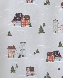 Бумага упаковочная 'Winter. Домики', 70 х 100 см, BeSmart N3490