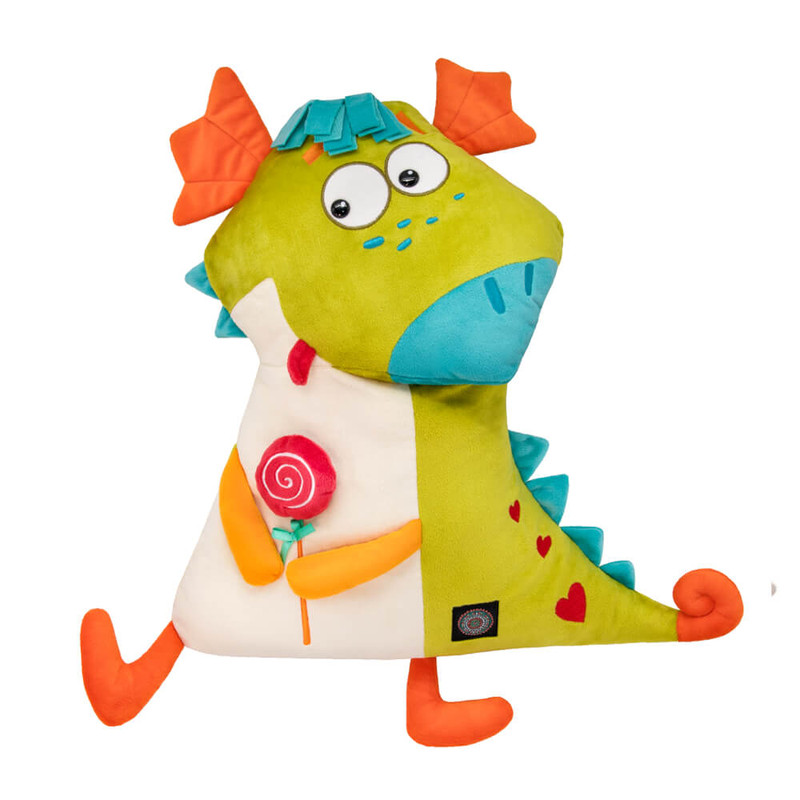 Игрушка-подушка Дракон Трюгги, 40 см, BudiBasa