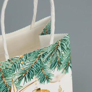 Пакет крафтовый «Роскошь Нового года», 15 x 10 x 6 см 6