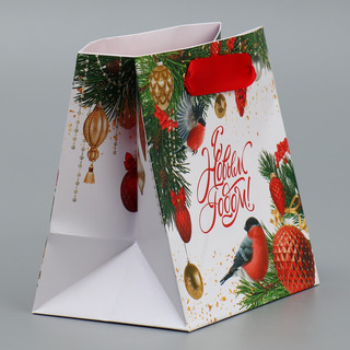 Пакет ламинированный квадратный «Яркие краски», 14 x 14 x 9 см 2