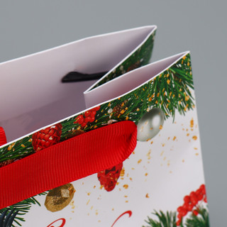 Пакет ламинированный квадратный «Яркие краски», 14 x 14 x 9 см 4